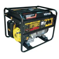 Генератор бензиновый HUTER DY5000L, (1фазн., ном/макс мощность 4/4,5 кВт), бак 22л, бензин