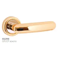 Ручка дверная HANDLE DESIGN WUHU R22119 GP/CP золото