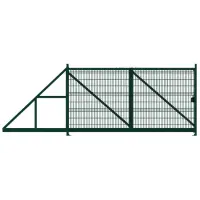 Ворота откатные Profi PE RAL 6005 2.03*4м, влево