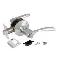 Ручка-защелка фиксатор Ajax (Аякс) DK610 CP-BK (6010 CP-B) хром