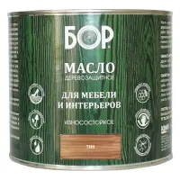 Масло для мебели и интерьеров Бор тик 2л