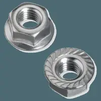 Гайка фланцевая М10 DIN 6923 оцинк (уп 4шт) SteelRex