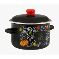 Кастрюля Appetite Healthy food 3.0л цилиндр. 1RD181M эмаль