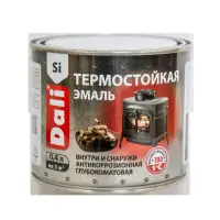 Эмаль термостойкая DALI черная 0,4л до +600°С