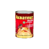 Основа алкидная Акватекс ЭКСТРА 0,8л (калужница) двойная УФ-защита, воск, масло, нанесение на олифу