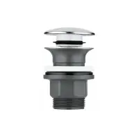 Клапан донный Grohe съемная пробка, закрывающийся (хром)