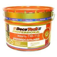 Эмаль ПФ-115 серая (RAL 7040) 2,8 кг DecoTech ГОСТ 6465-76 (Т-ра перевозки не ниже -4град)