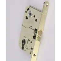 Замок дверной под цилиндр HANDLE DESIGN 8000С GP золото