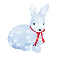 Фигура световая «Зайчик» 40LED, белый, 27*15*32 см, ULD-M2732-040/STA WHITE IP20 RABBIT-1