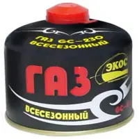 Газ в баллоне для портативных приборов ECOS GC-230 (резьбовой, 230 г, Корея)