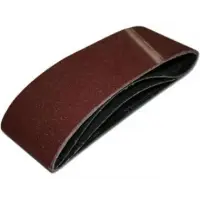 Лента шлифовальная 75х457 мм P100, картонный подвес, (3шт) ПРАКТИКА