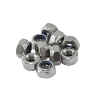 Гайка с нейлоновой вставкой М6 DIN 985 оцинк (уп 16шт) SteelRex