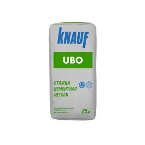 Стяжка пола KNAUF UBO цементная легкая 25 кг