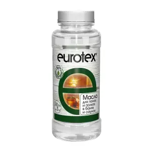 Масло для ПОЛОВ и полков EUROTEX-сауна флакон 250 мл