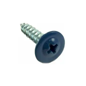 Саморезы с прессшайбой острие 4,2x25 RAL 5005 (уп 500шт)