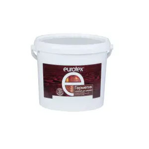 Герметик акриловый шовный EUROTEX для срубов 6 кг (орех) (Т-ра перевозки не ниже +5град)