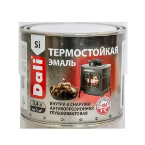 Эмаль термостойкая DALI серебро 0,4л до +600°С