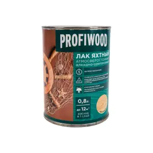 Лак яхтный матовый EMPILS PROFIWOOD атмосферостойкий алкидно-уретановый 2,4 кг