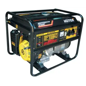 Генератор бензиновый HUTER DY5000L, (1фазн., ном/макс мощность 4/4,5 кВт), бак 22л, бензин
