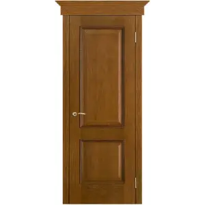 Дверь PORTE VISTA Шервуд глухая античный дуб тон 14 70, шпон