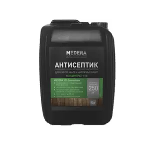 Антисептик для наружных и внутренних работ MEDERA 100 конц. 1:10, 5л