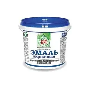 Эмаль ВИТ акриловая с ароматом яблока быстросохнущая полуглянцевая 0,9кг