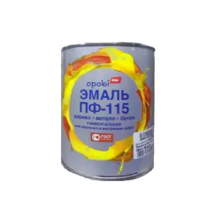 Эмаль ПФ-115 белая 2,7кг Opoki PRO