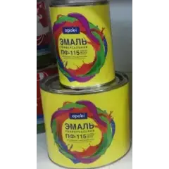 Эмаль ПФ-115 черная 10кг Opoki PRO
