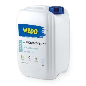 Антисептик WEDO PA 14 бесцветный ФБС-211 ГОСТ 28815-96 5л