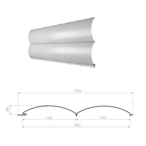 М/Сайдинг Блок-Хаус МП Woodstock Ecosteel Matt ** толщина 0.45 мм, размер 0,356*м2