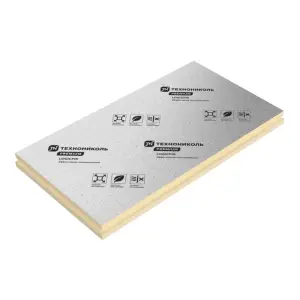 Плита теплоизоляционная LOGICPIR PROF СХМ/СХМ (стеклохолст) Г2 L-2385х1185х75 в упак. 8плит 1,696 м3, 22,609800 м2, 2 упак на поддоне
