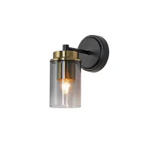 Бра Milizia 3485-1W BK+CU, 1xE14/40W (15*10*20)