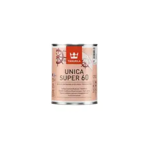 Лак паркетный полуглянцевый TIKKIVALA (Tikkurila) Unica Super 60 EP универсальный 0,9л