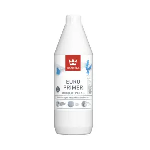 Грунт глубокого проникновения Tikkivala EURO PRIMER концентрат 1:3, 0,9л