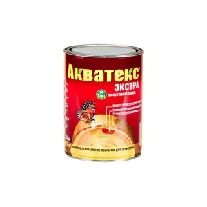Основа алкидная Акватекс ЭКСТРА 0,8л (калужница) двойная УФ-защита, воск, масло, нанесение на олифу
