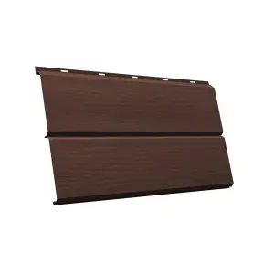 М/сайдинг ЭкоБрус 3D (GL) Satin MATT PE RAL ** толщина 0,5мм, размер 0,345*м2 (в пленке)