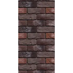 Панель ПВХ 0,25*2,7м фотопечать 8281 Жженный кирпич (Fired Brick) 8мм