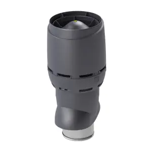 Выход вентиляционный Vilpe Flow Серый XL-250P/ИЗ/700, с колпаком