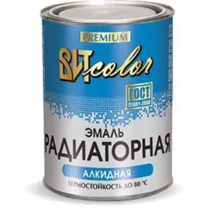 Эмаль для радиаторов алкидная белая 0,8кг ВИТ color