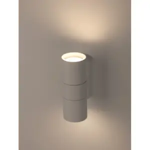 Светильник подсветка для зданий ЭРА WL28 WH 2*GU10 MAX35W IP54 белый
