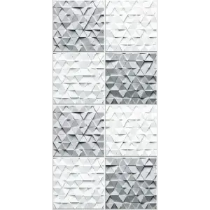 Панель ПВХ 0,25*2,7м фотопечать 8260 Серая плитка (Changeling)