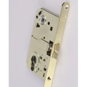 Замок дверной под цилиндр HANDLE DESIGN 8000С GP золото