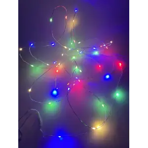 Гирлянда LED мультиколор Нить, 5,0м , ENIN -5NM ЭРА