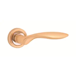 Ручка дверная HANDLE DESIGN VERO R22154 SG/CP матовое золото