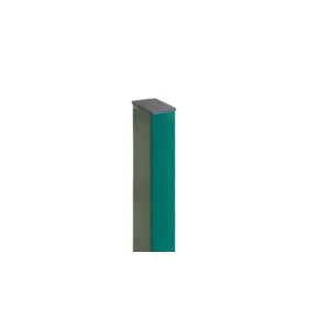 Столб оцинкованный РЕ RAL 6005 (зелёный) 60*40*1,2 высота 2,5м