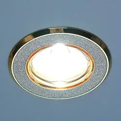 Светильник точечный Elektrostandard - 611 MR16 SL/GD серебряный блеск/золото
