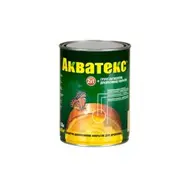 Основа алкидная Акватекс 2 в 1 - рябина 0,8л УФ-защита, влажн. древесина 40%