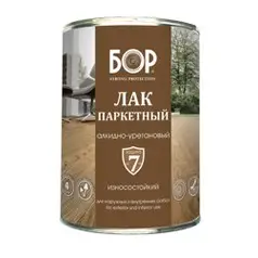 Лак паркетный глянцевый БОР АУ-271 алкидно-уретановый 1,8кг