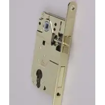 Замок дверной под цилиндр HANDLE DESIGN 8001С SG матовое золото
