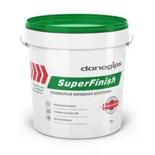 Шпаклевка готовая DANOGIPS SUPER FINISH полимерная финишная 11 л (18,1 кг)